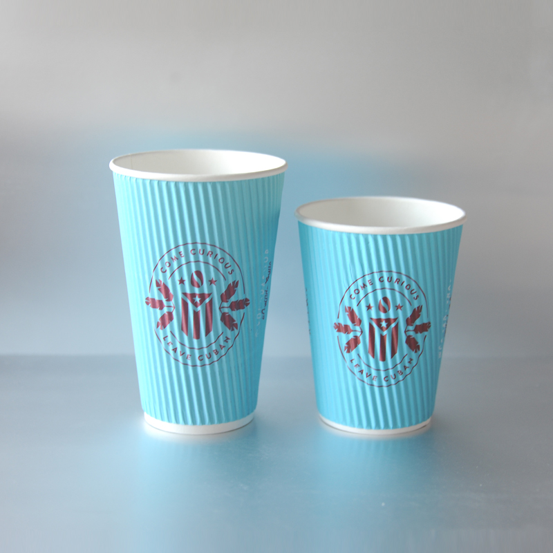 Ripple wall paper cups