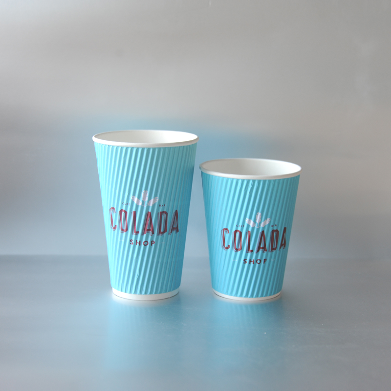 Ripple wall paper cups